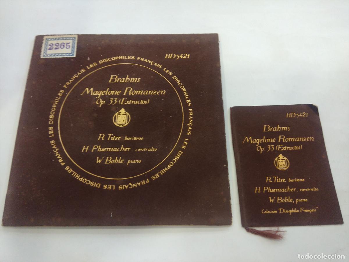 Discos de vinilo: MAGELONE ROMANZEN/SINGLE + LIBRITO. - Foto 1