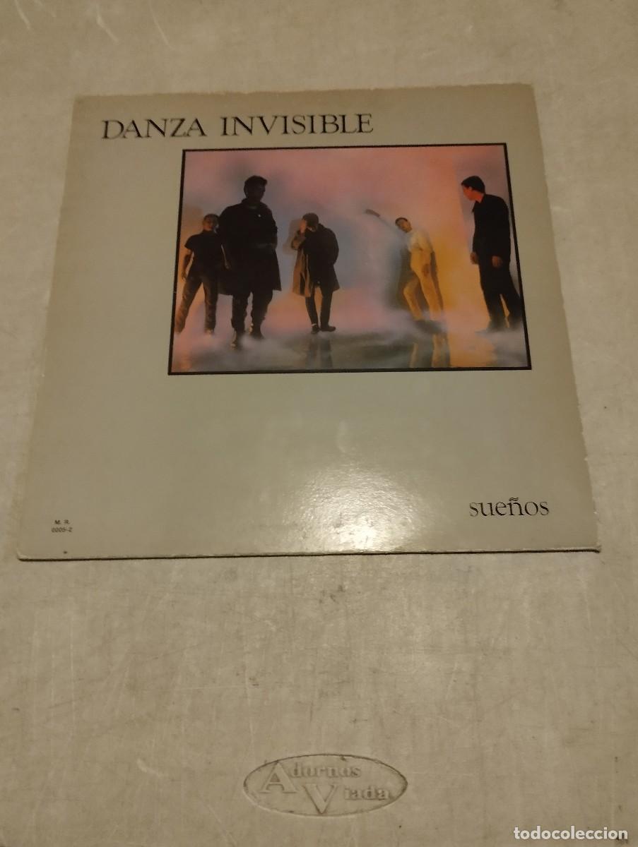 Discos de vinilo: Danza Invisible Maxi Sue&ntilde;os Esp.1982 encarte - Foto 1