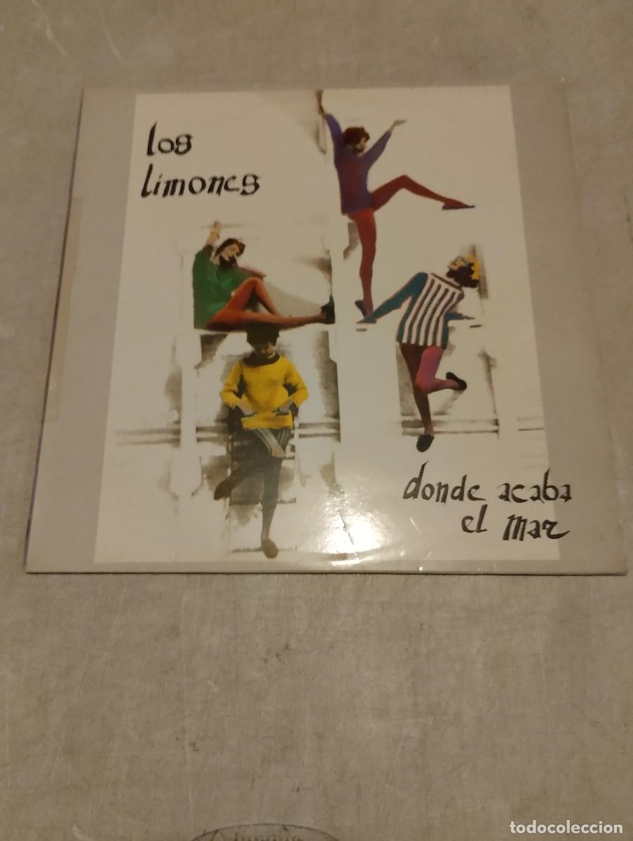 Discos de vinilo: Los Limones LP Donde Acaba El Mar Esp.1990 insert letras - Foto 1