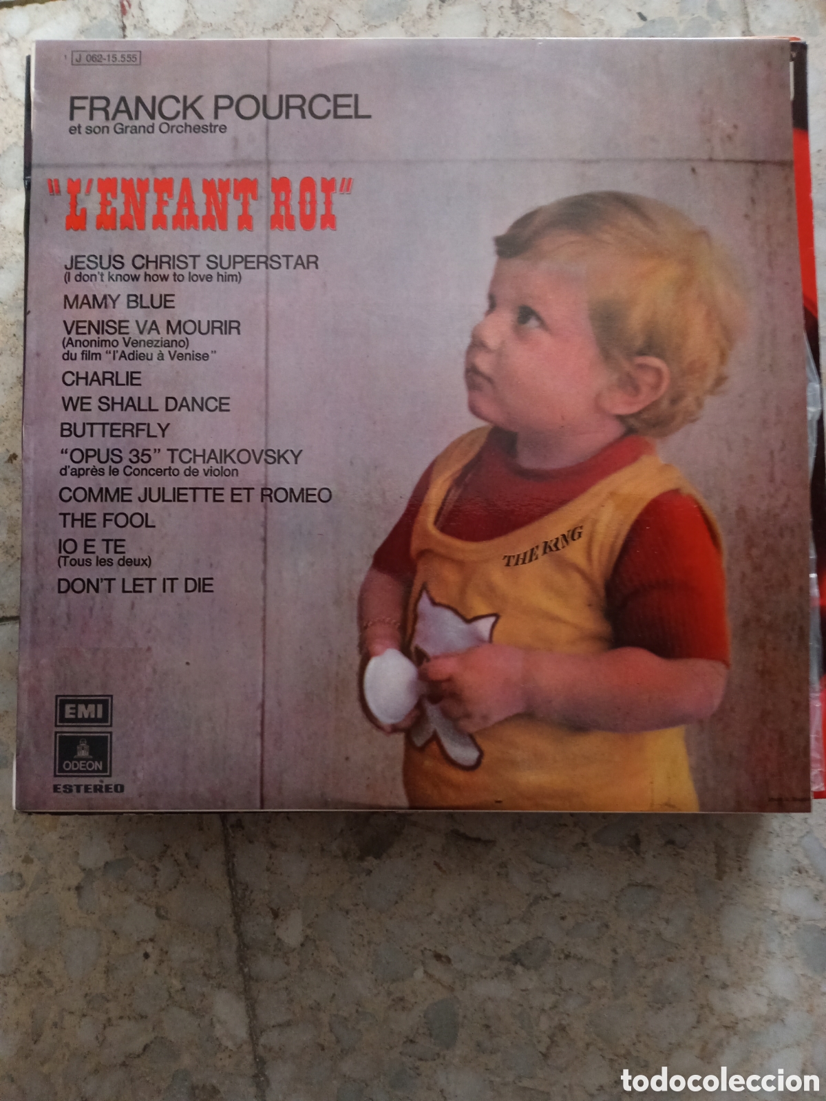 Discos de vinilo: LP FRANCK POURCEL L&acute;ENFANT ROI - Foto 1