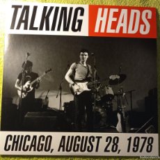 Discos de vinilo: TALKING HEADS CHICAGO AUGUST 28 1978 LP LIVE VINILO PUNK NEW WAVE NY