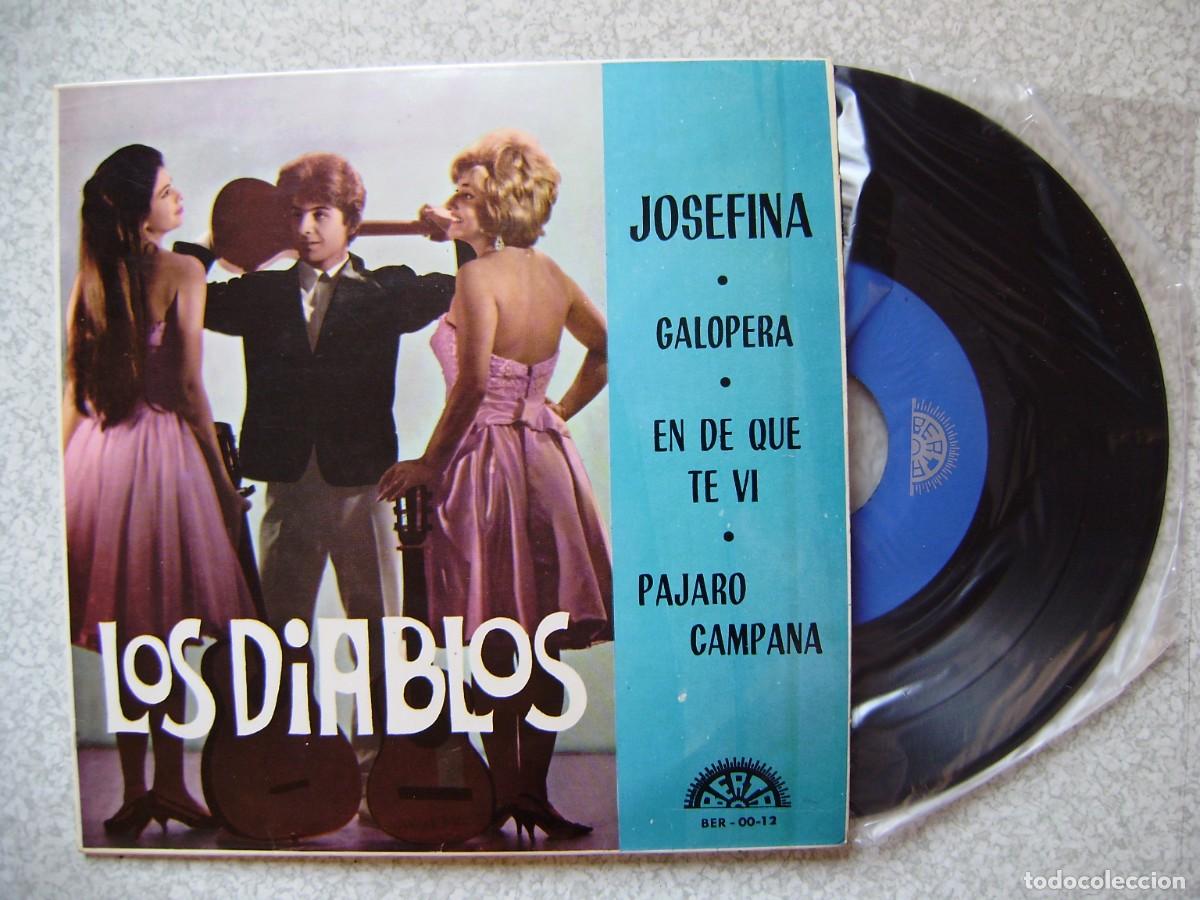 Discos de vinilo: LOS DIABLOS.JOSEFINA + 3...RARO...EX - Foto 1