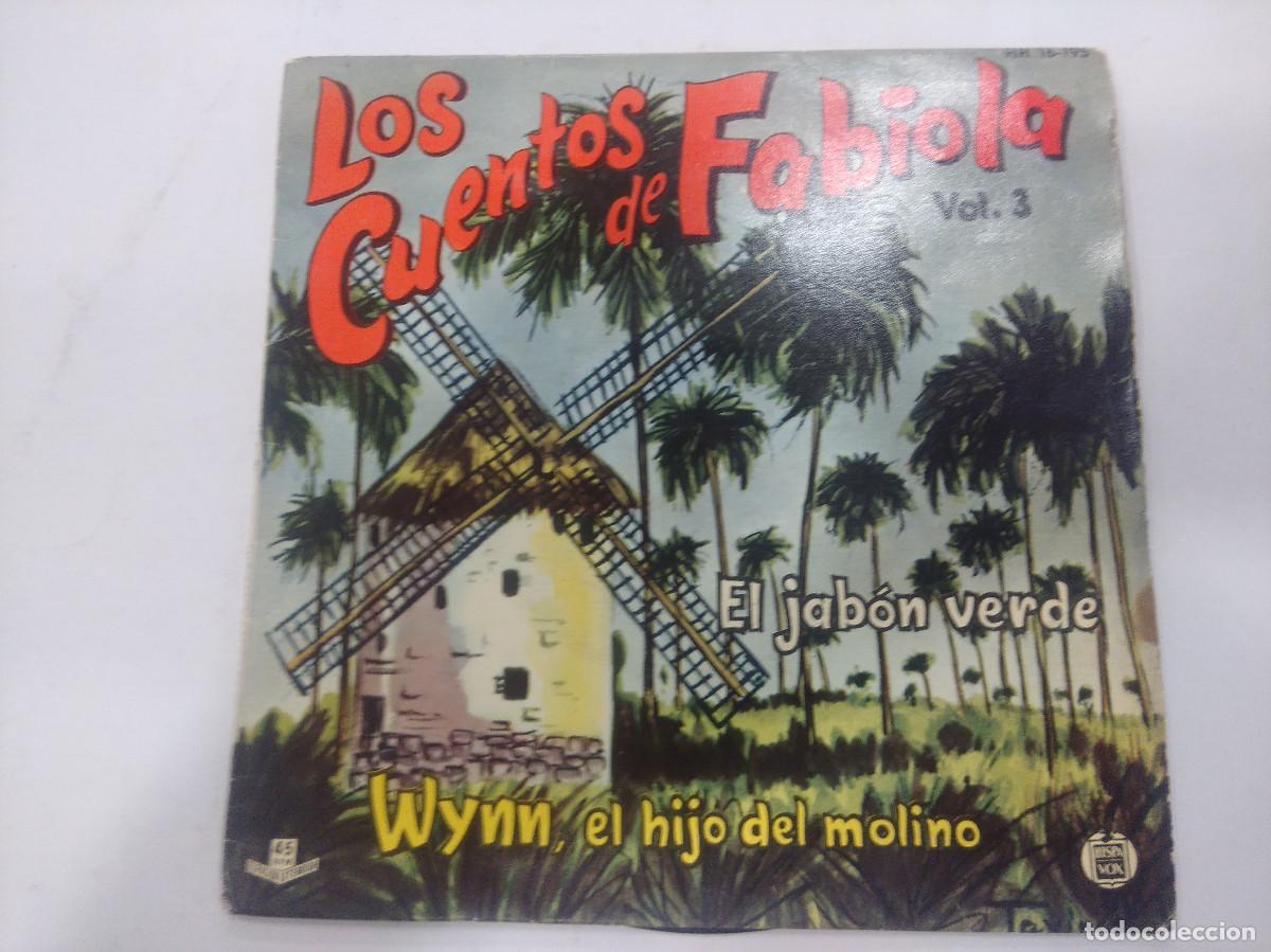 Discos de vinilo: LOS CUENTOS DE FABIOLA/EL JABON VERDE/SINGLE. - Foto 1