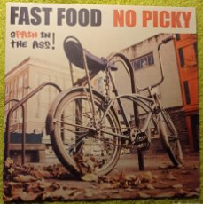Discos de vinilo: FAST FOOD + NO PICKY SPLIT 7” EP VINILO PUNK ROCK