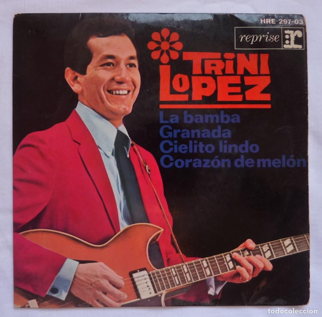Discos de vinilo: TRINI LOPEZ // LA BAMBA+3 // 1964 // EP - Foto 1