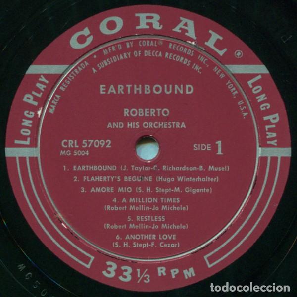 Discos de vinilo: LP vinilo de Roberto And His Orchestra - Earthbound - Foto 2