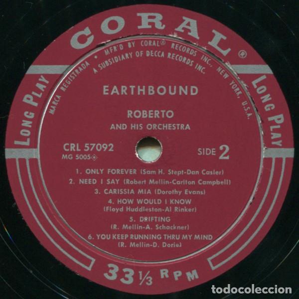 Discos de vinilo: LP vinilo de Roberto And His Orchestra - Earthbound - Foto 3