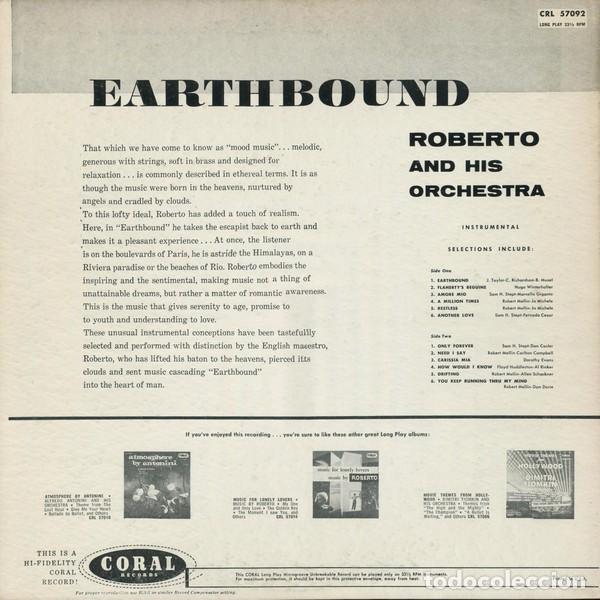 Discos de vinilo: LP vinilo de Roberto And His Orchestra - Earthbound - Foto 4
