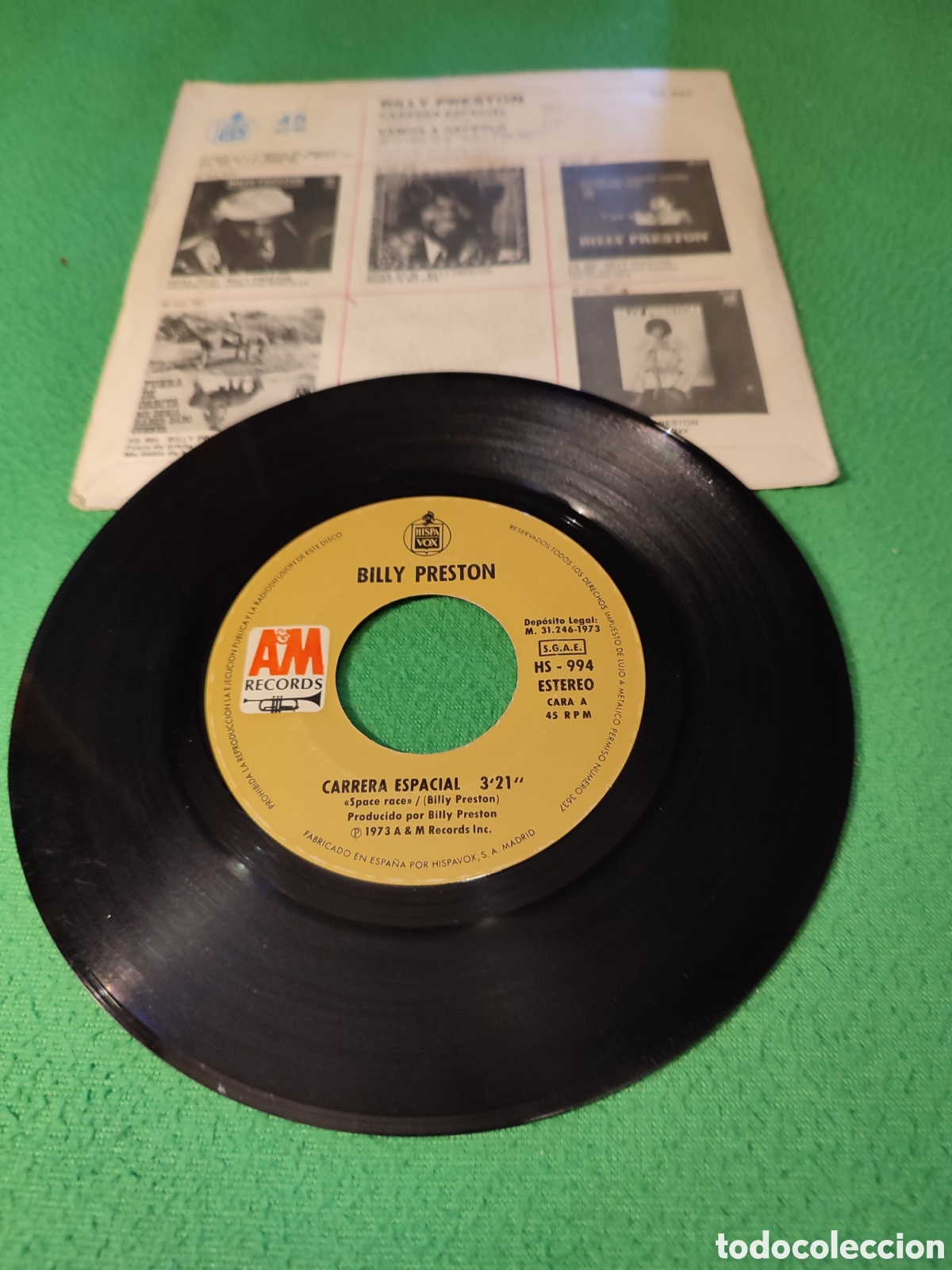 Discos de vinilo: Billy Preston - Carrera espacial - Foto 2