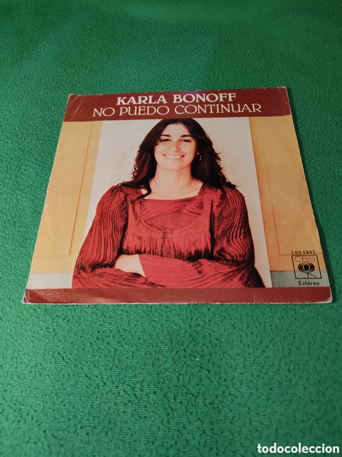 Discos de vinilo: Karla Bonoff - No puedo continuar - Foto 1