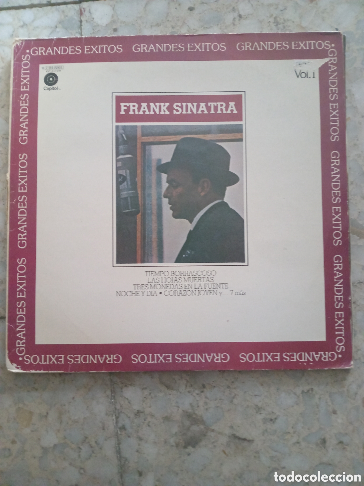 Discos de vinilo: LP FRANK SINATRA GRANDES EXITOS VOL 1 ODEON 1977 - Foto 1