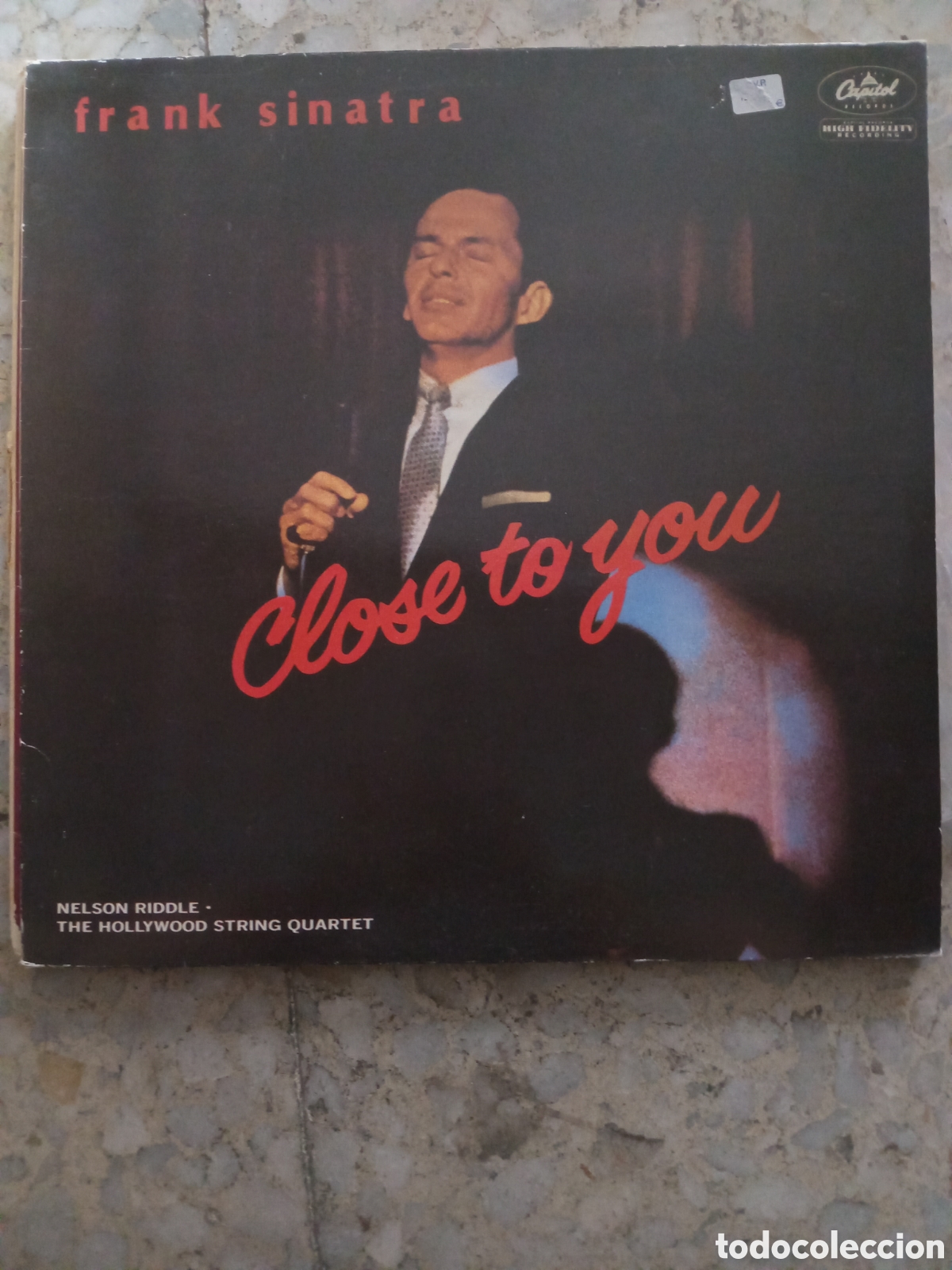 Discos de vinilo: LP FRANK SINATRA CLOSE TO YOU ODEON 1985 - Foto 1