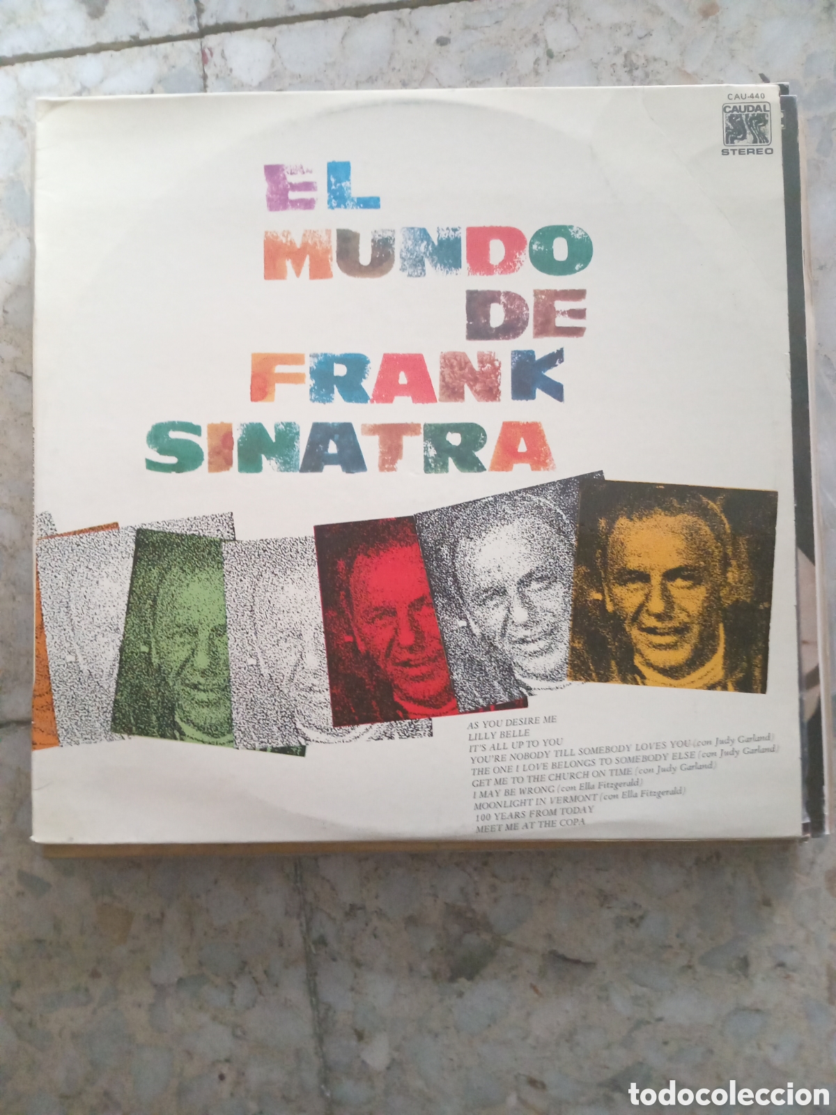 Discos de vinilo: LP FRANK SINATRA EL MUNDO DE. ESPA&Ntilde;A 1976 - Foto 1
