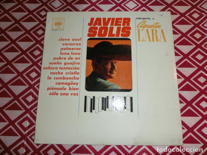 Discos de vinilo: JAVIER SOL&Iacute;S - INTERPRETA A AGUST&Iacute;N LARA - Foto 1