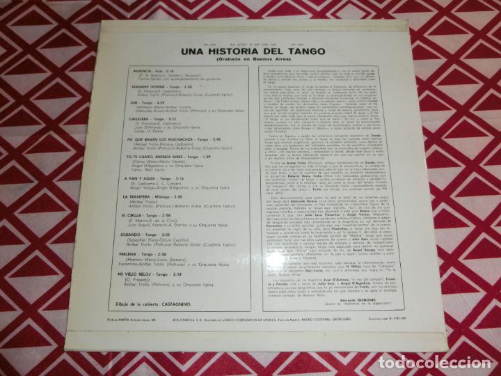 Discos de vinilo: UNA HISTORIA DEL TANGO - VARIOS (SPAIN 1967) - Foto 2