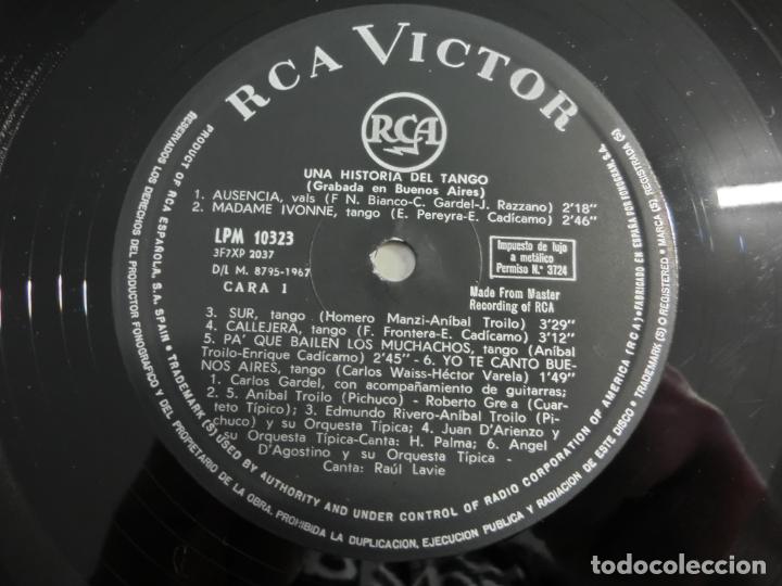 Discos de vinilo: UNA HISTORIA DEL TANGO - VARIOS (SPAIN 1967) - Foto 3