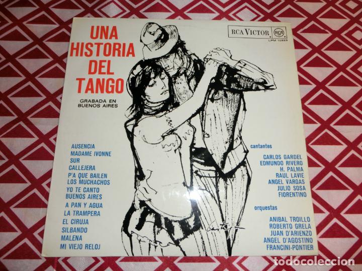 Discos de vinilo: UNA HISTORIA DEL TANGO - VARIOS (SPAIN 1967) - Foto 1