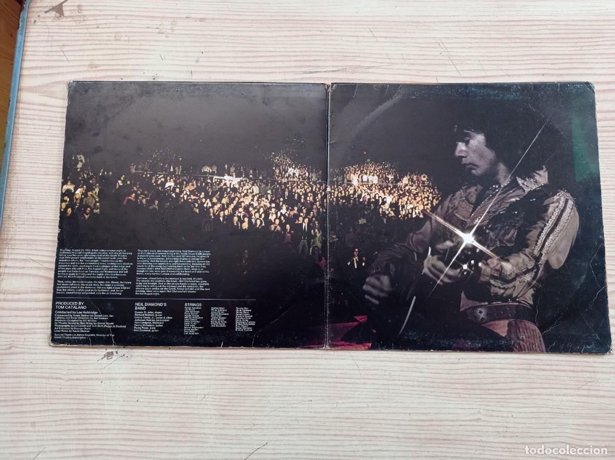 Discos de vinilo: Neil Diamond - Hot August Night - 2 LP - Lote 1 - Foto 2
