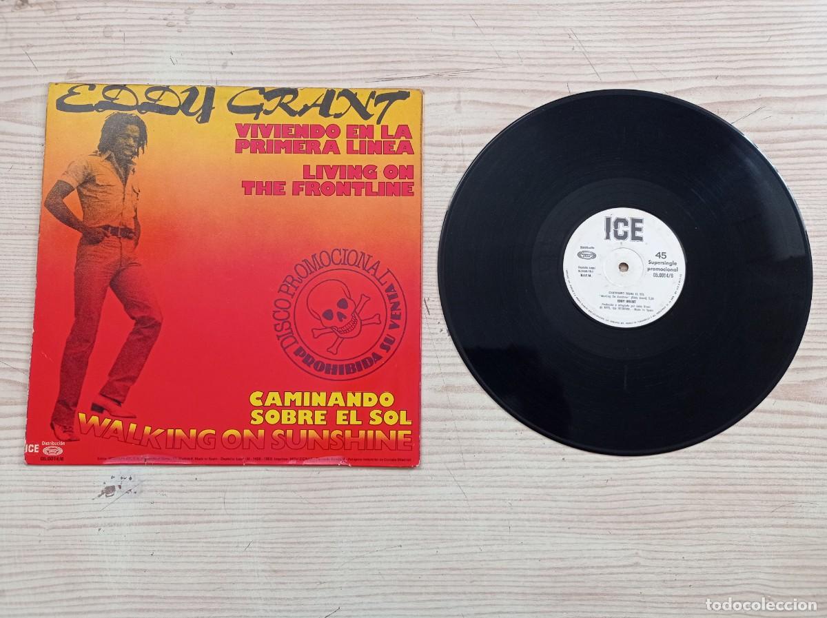 Discos de vinilo: Eddy Grant - Caminando Sobre El Sol - Walking On Sunshine - Single - Foto 1