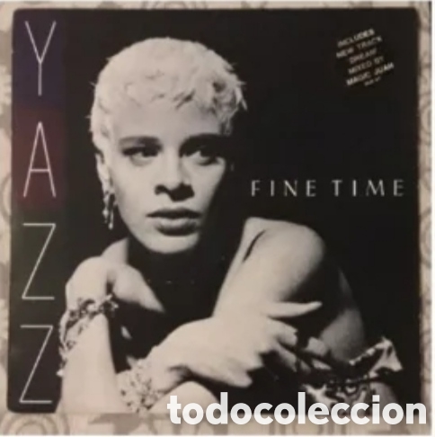 Discos de vinilo: Maxi single Yazz. Fine Time Featuring Colonel Mite - Foto 1