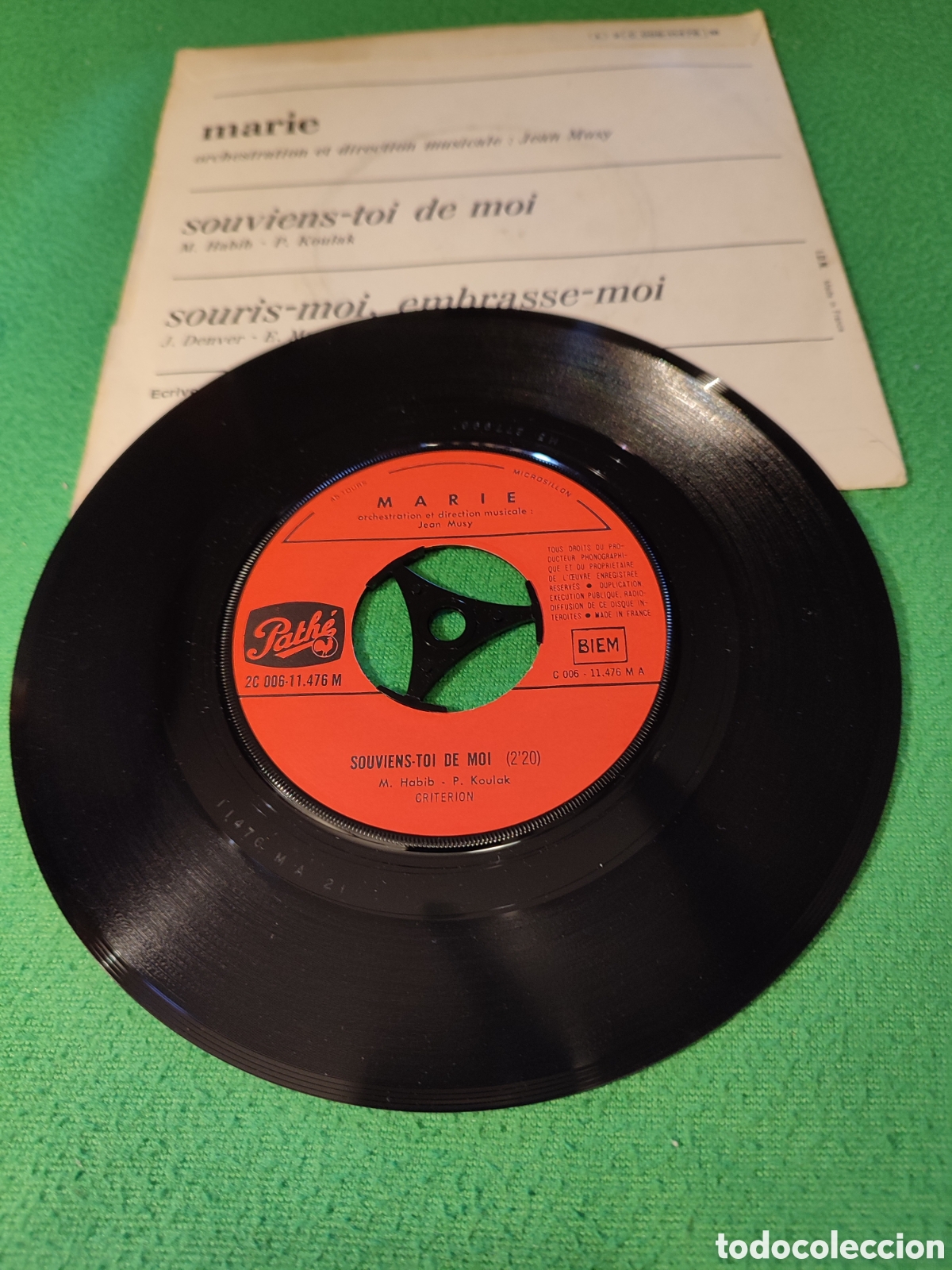 Discos de vinilo: Marie - Souviens -toi de moi - Foto 2