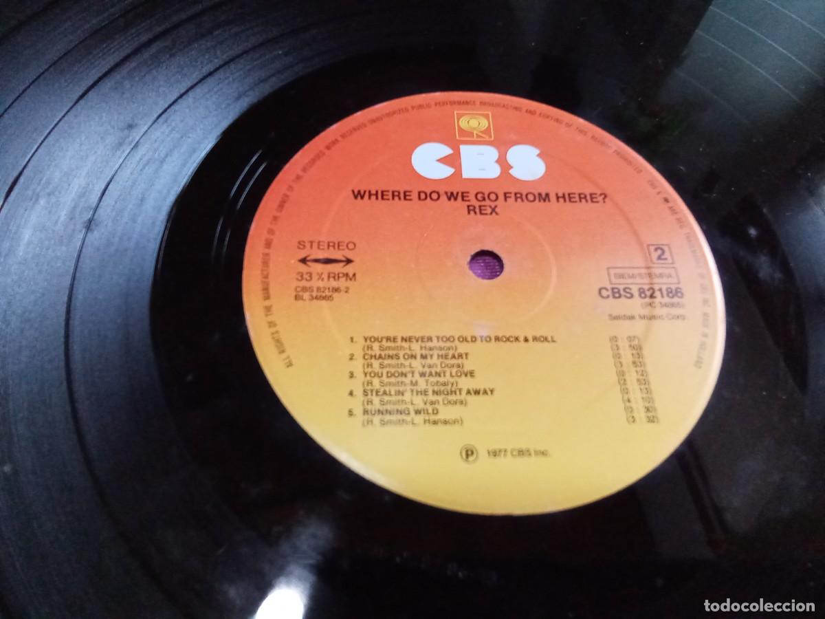 Discos de vinilo: REX WHERE DO WE GO FROM HERE LP L31 4 3 - Foto 2