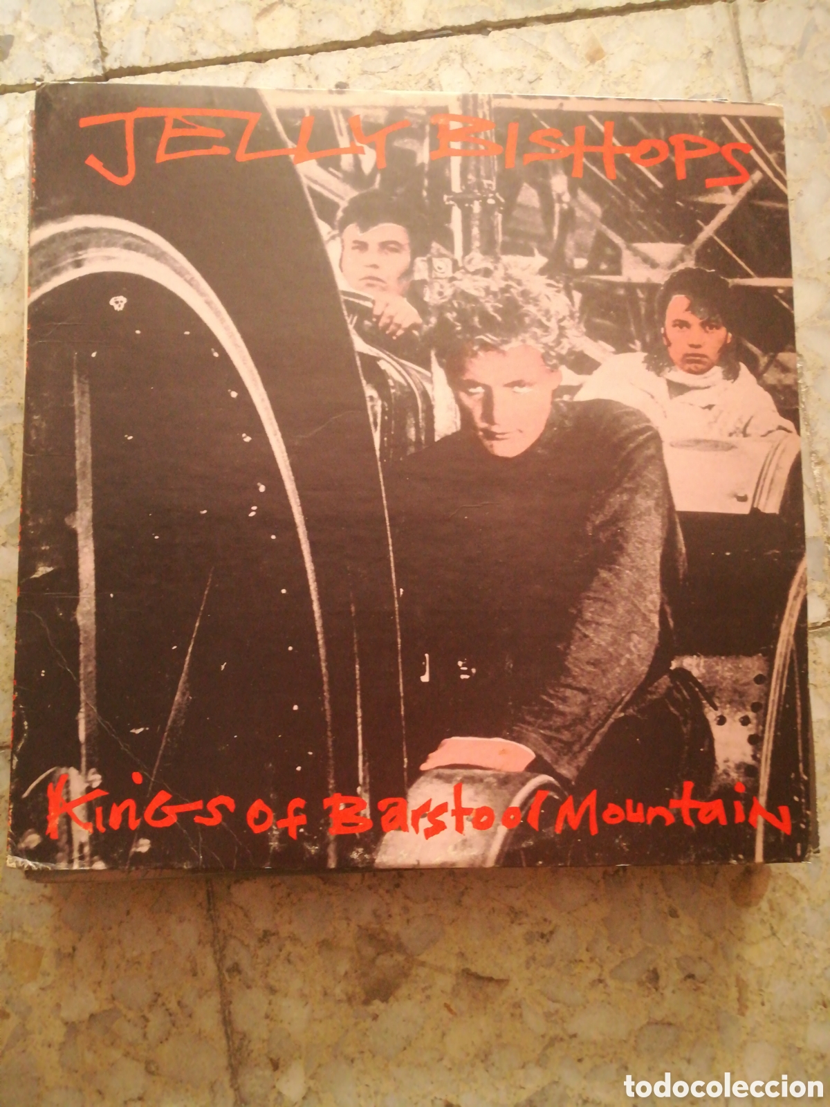 Disques de vinyle: LP JELLY BISHOPS KINGS OF BARSTOOL MOUNTAIN USA 1988