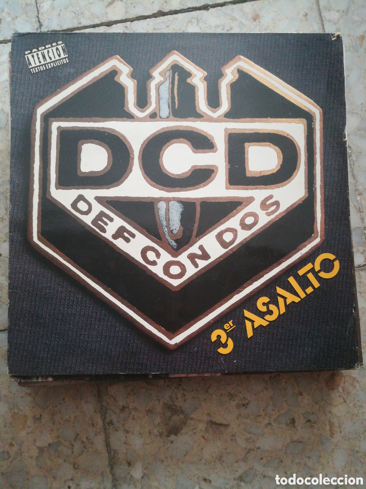 Discos de vinilo: LP DEF CON DOS 3 ASALTO ESPA&Ntilde;A 1991 INSERT - Foto 1