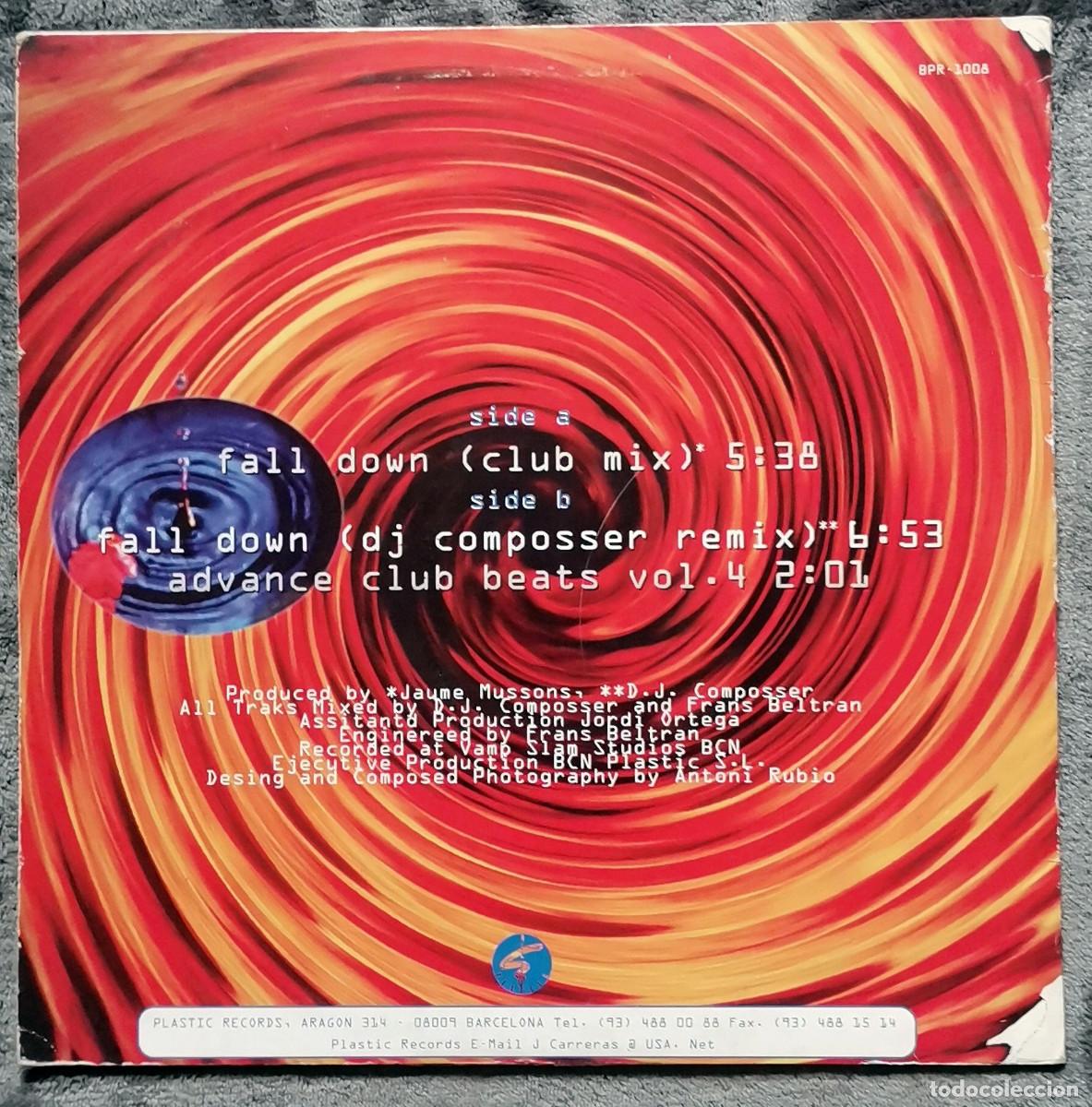 Discos de vinilo: Composser Traks &lrm;&ndash; Fall Down Spain 1997 Makina - Foto 2