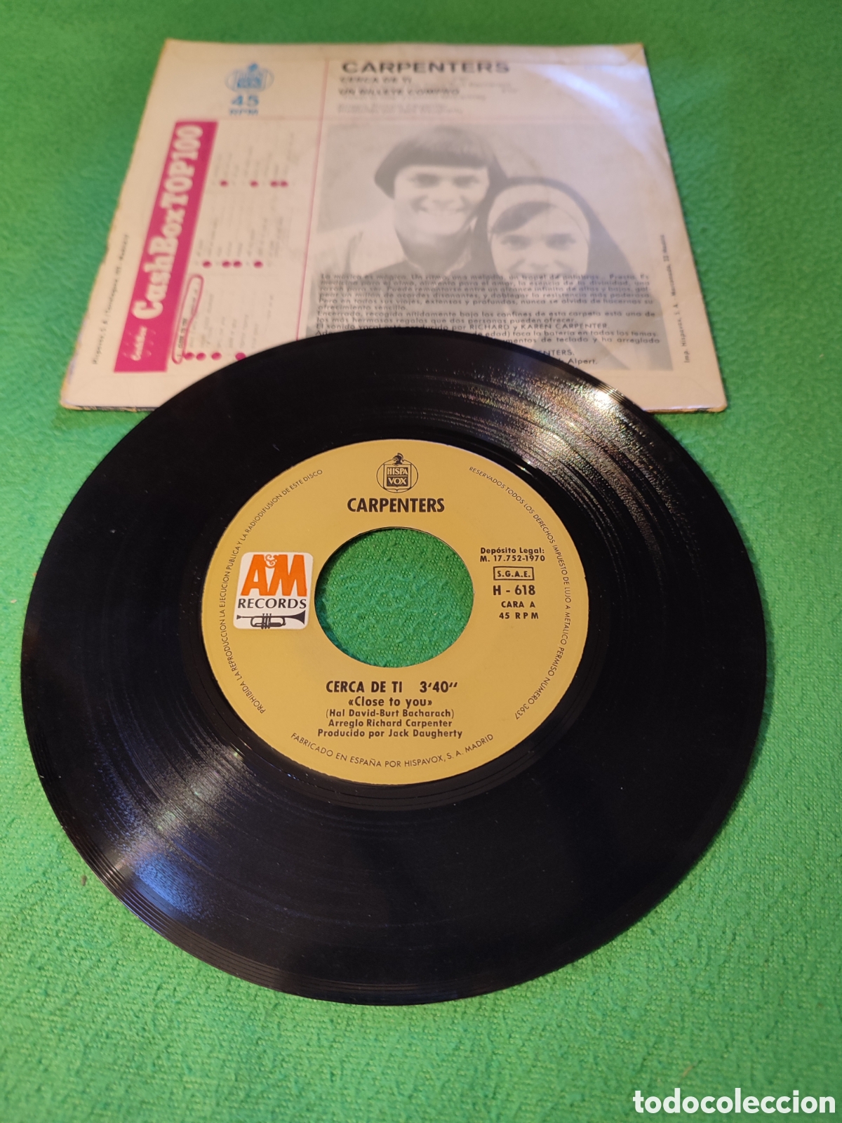 Discos de vinilo: Carpenters - Cerca de ti - Foto 2