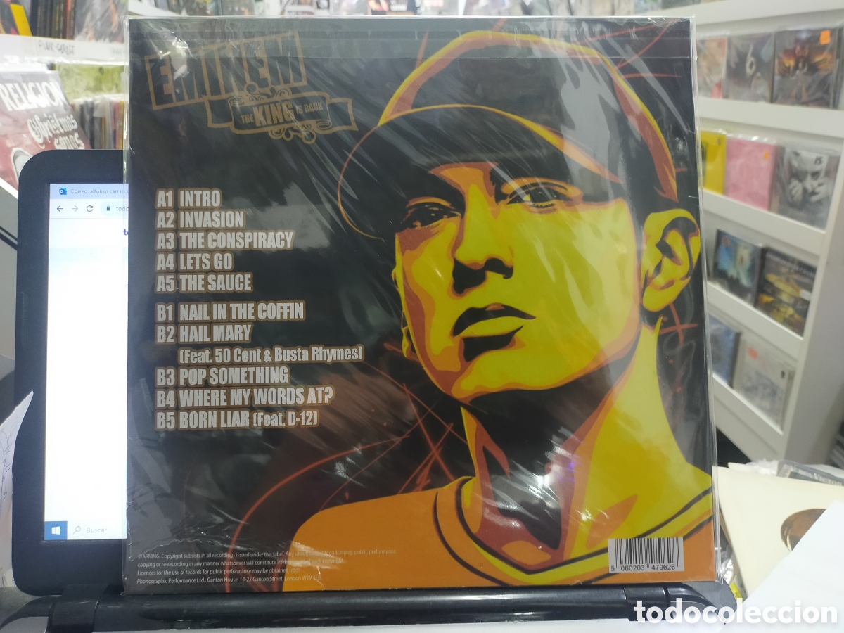 Discos de vinilo: Eminem LP the King IS back precintado - Foto 2