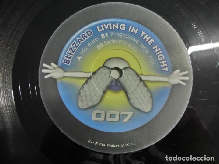 Discos de vinilo: BLIZZARD - LIVING IN THE NIGHT - Foto 3