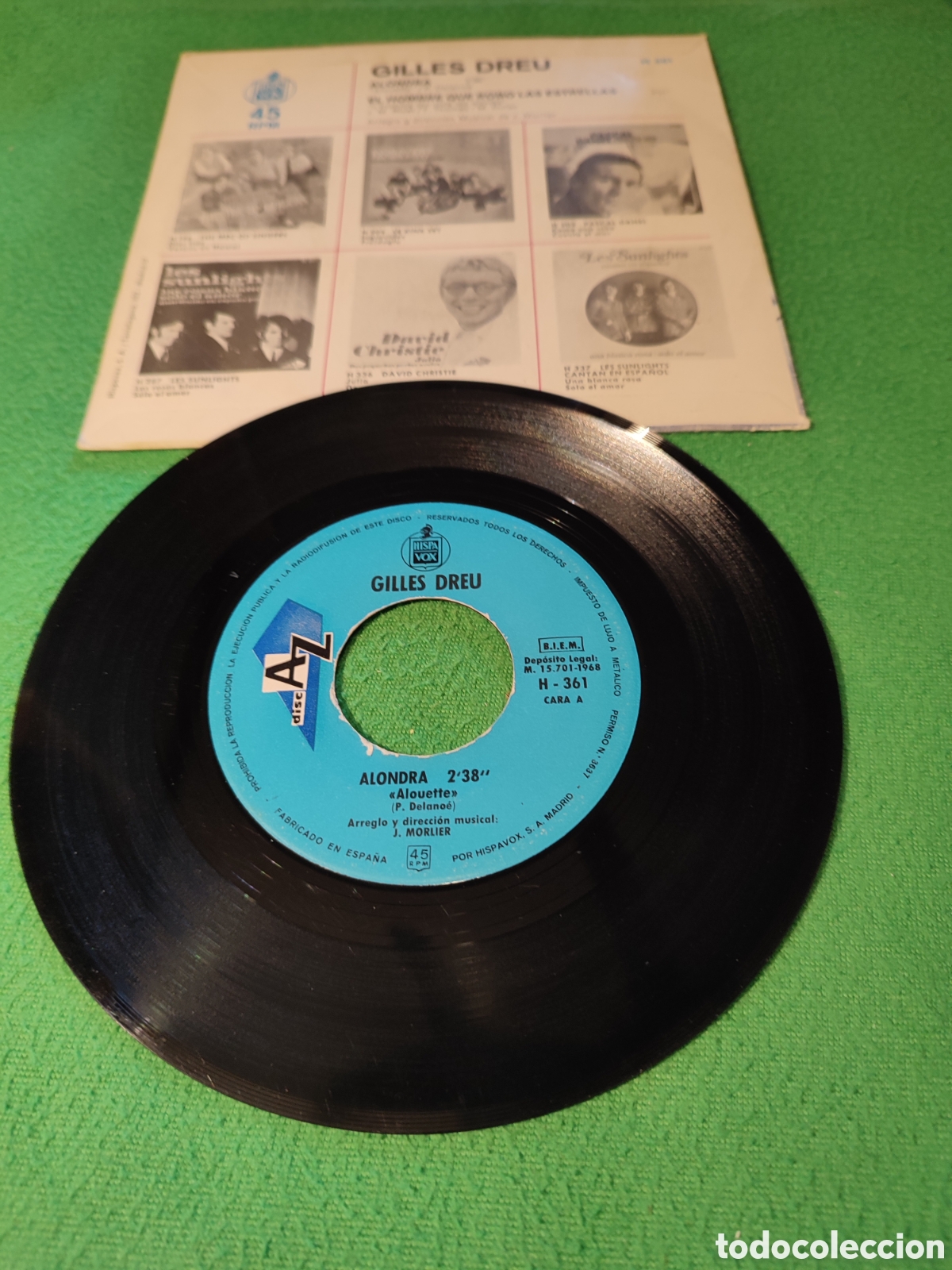 Discos de vinilo: Gilles Dreu - Alondra - Foto 2