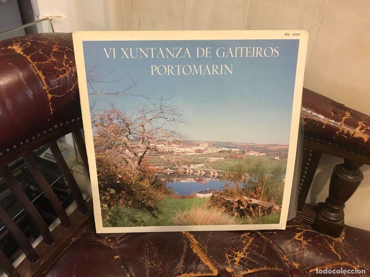 Disques de vinyle: LP. VI XUNTANZA DE GAITEIROS DE PORTOMAR&Iacute;N. 1986
