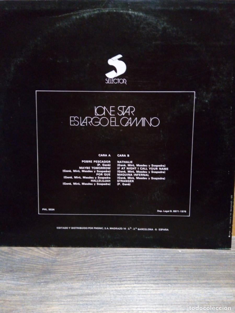 Discos de vinilo: Lone Star, es largo el camino - Foto 2