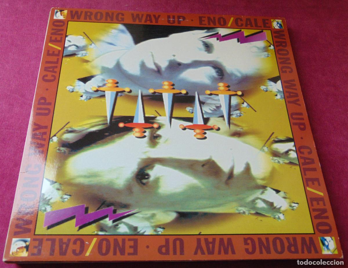 Discos de vinilo: Eno / Cale &ndash; Wrong Way Up - LP 1990 - Made in GERMANY - Foto 1