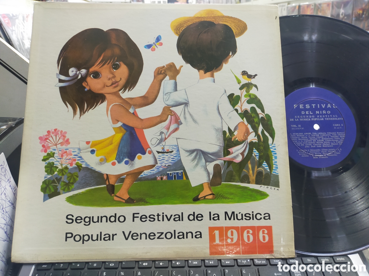 Disques de vinyle: Segundo festival m&uacute;sica popular venezolana 1966 ver contenido en foto