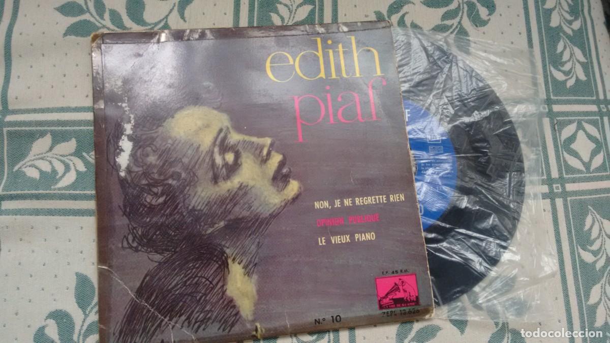 Discos de vinilo: E.P. ( VINILO) DE EDITH PIAF A&Ntilde;OS 60 - Foto 1