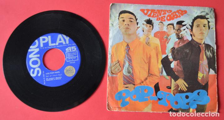 Discos de vinilo: POP TOPS - VIENTO DE OTO&Ntilde;O - SINGLE - Foto 2