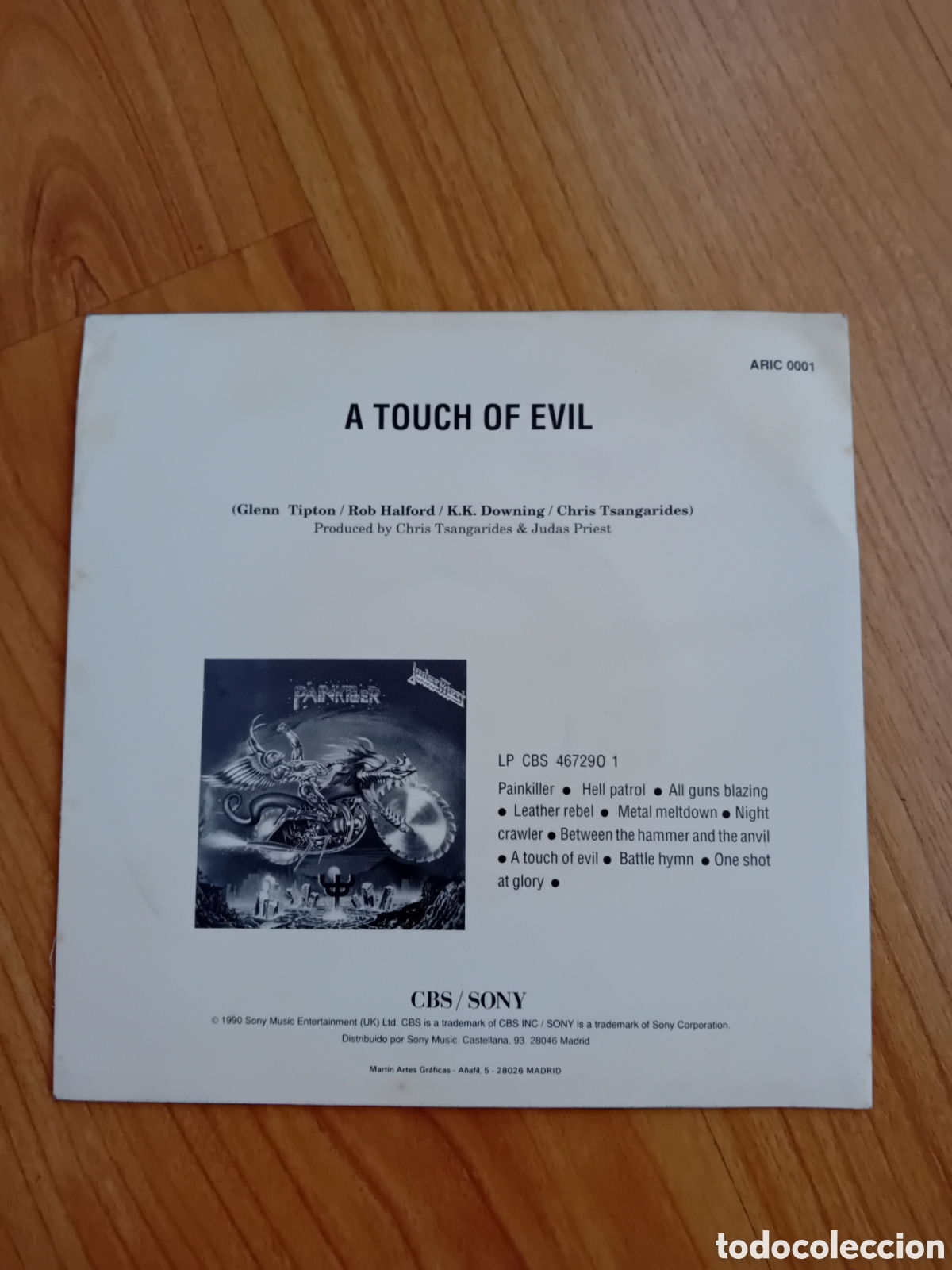 Discos de vinilo: JUDAST PRIEST. A TOUCH OF EVIL - Foto 2
