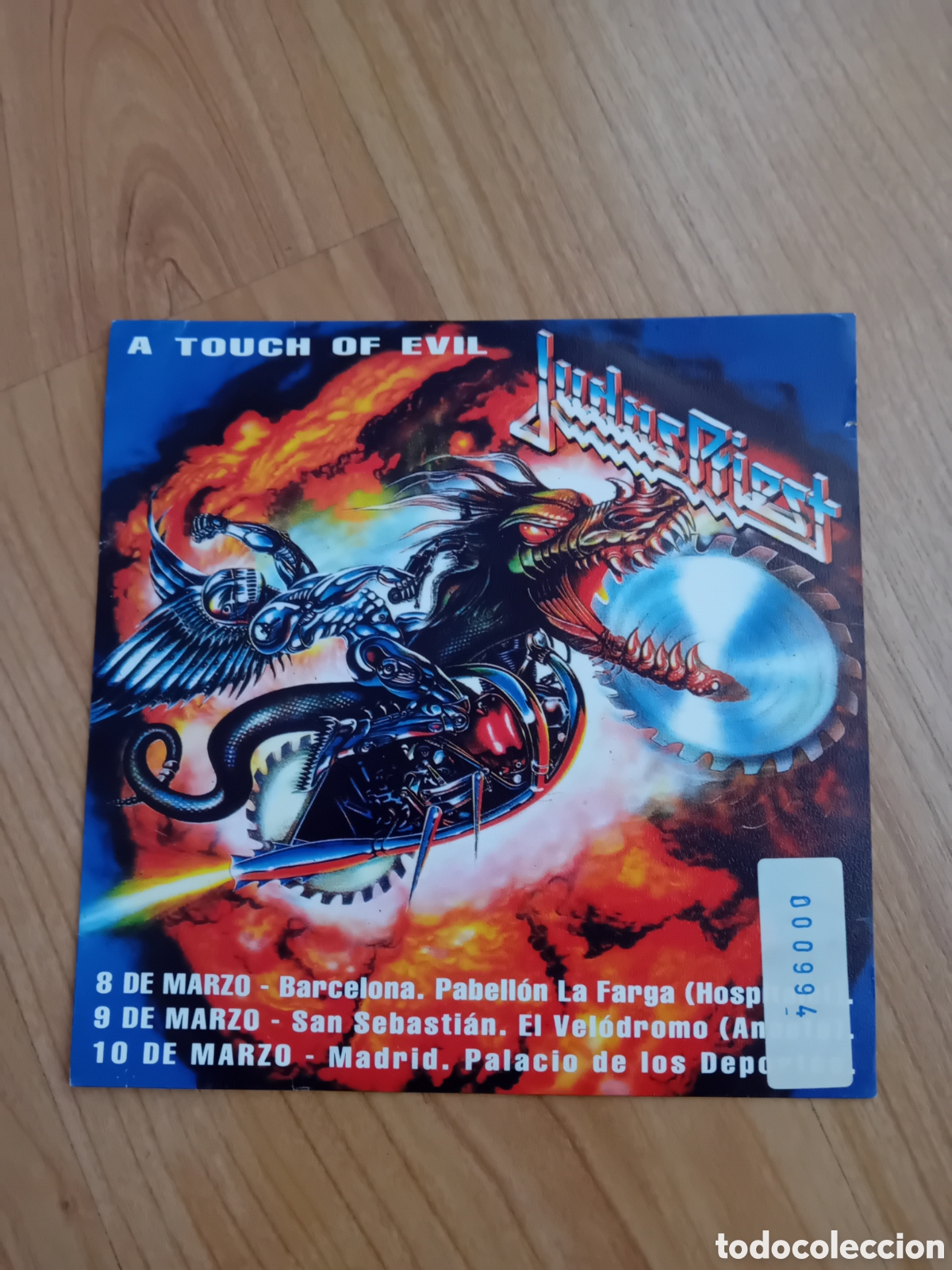 Discos de vinilo: JUDAST PRIEST. A TOUCH OF EVIL - Foto 1