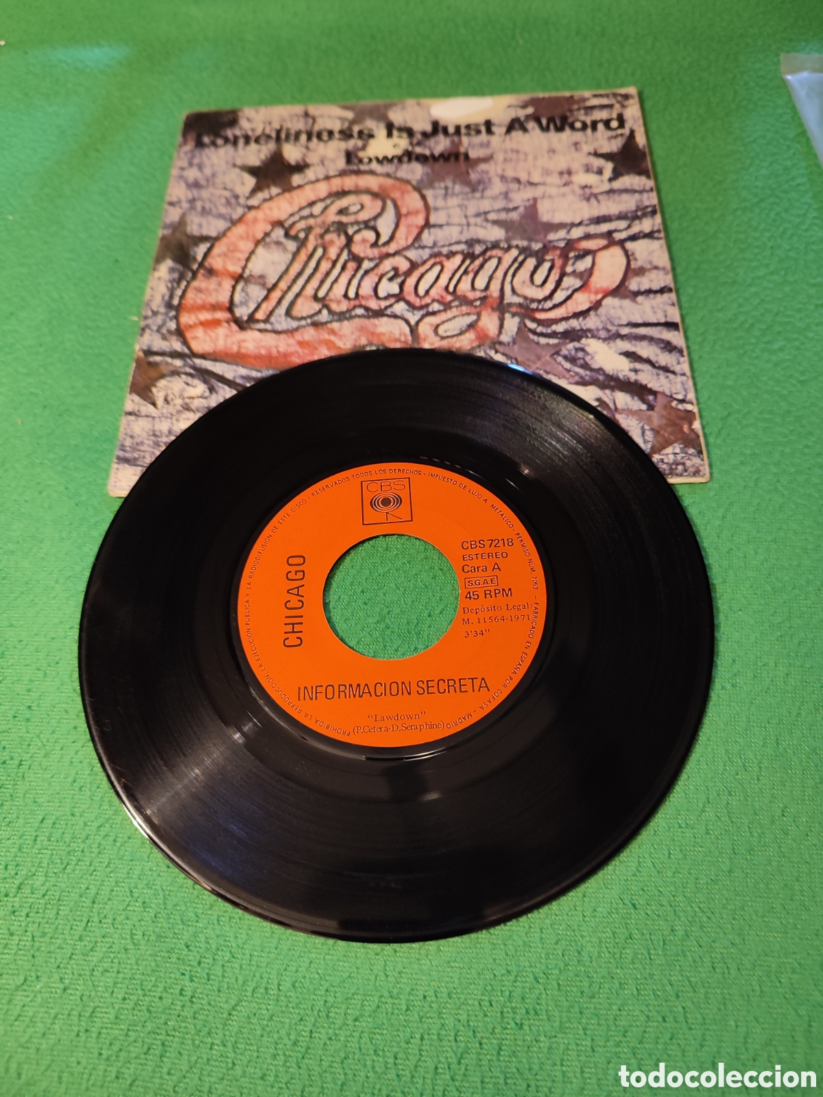 Discos de vinilo: Chicago - Informaci&oacute;n secreta - Foto 2