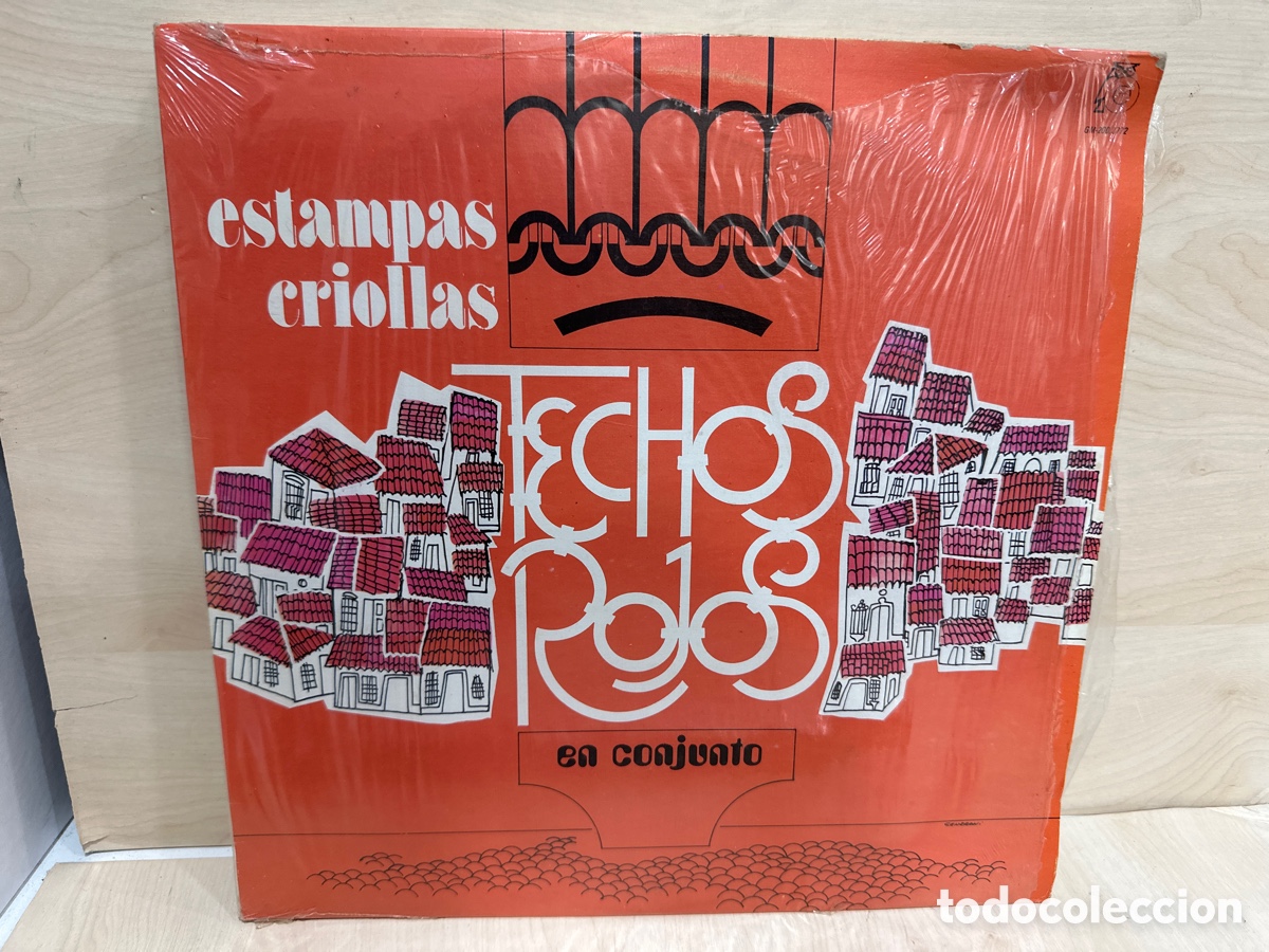 Disques de vinyle: Estampas Criollas - Techos Rojos En Conjunto (LP, Album) Ed. Venezuela