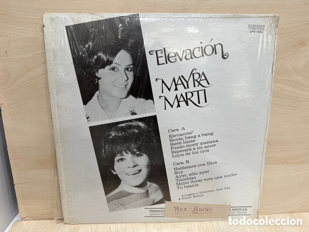 Discos de vinilo: Mayra Marti - Elevaci&oacute;n (LP, Album) - Foto 2