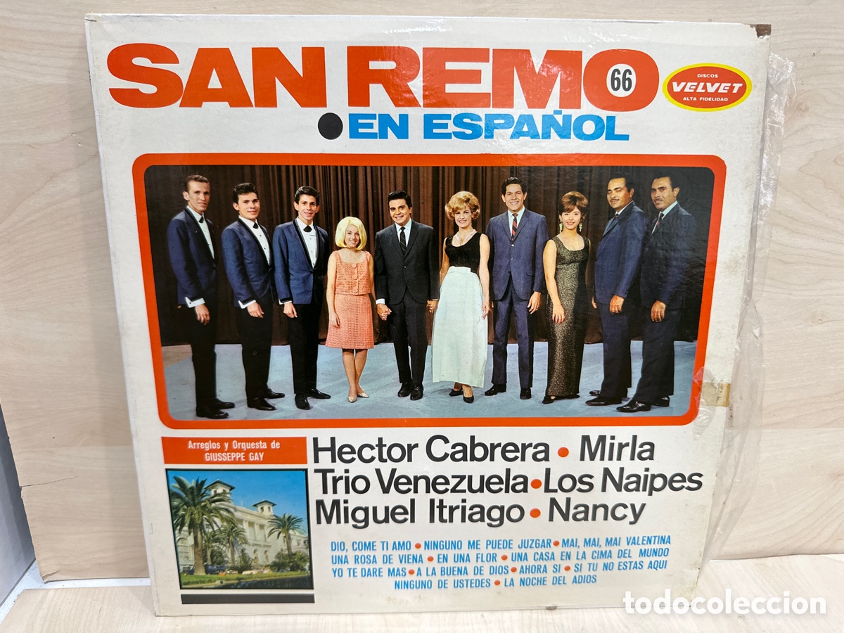 Disques de vinyle: San Remo 66 En Espa&ntilde;ol (LP, Comp) Ed. Venezuela