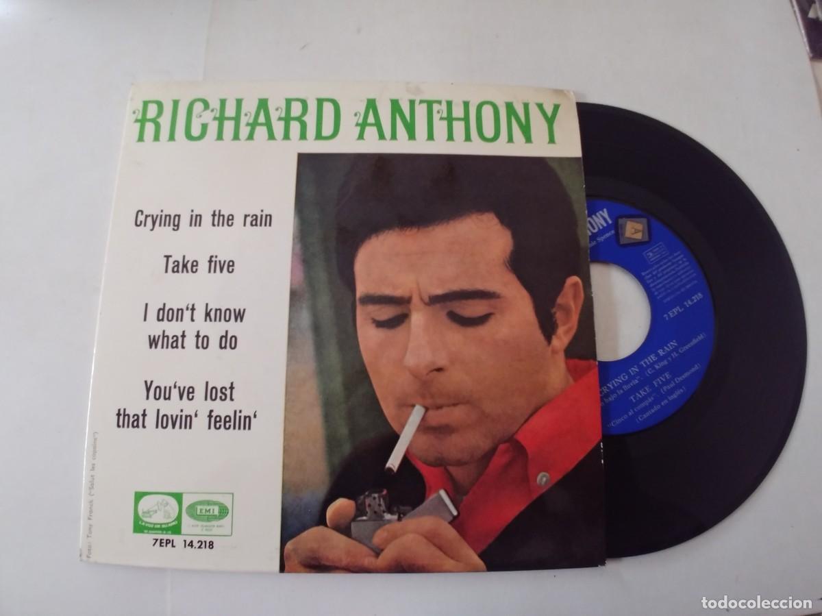 Discos de vinilo: RICHARD ANTHONY-EP CRYING IN THE RAIN +3 - Foto 1