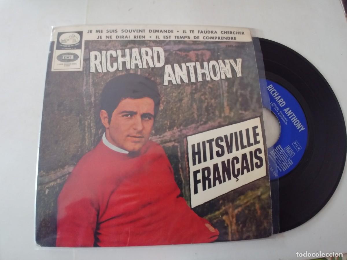 Discos de vinilo: RICHARD ANTHONY-EP JE ME SUIS SOUVENT DEMANDE +3 - Foto 1