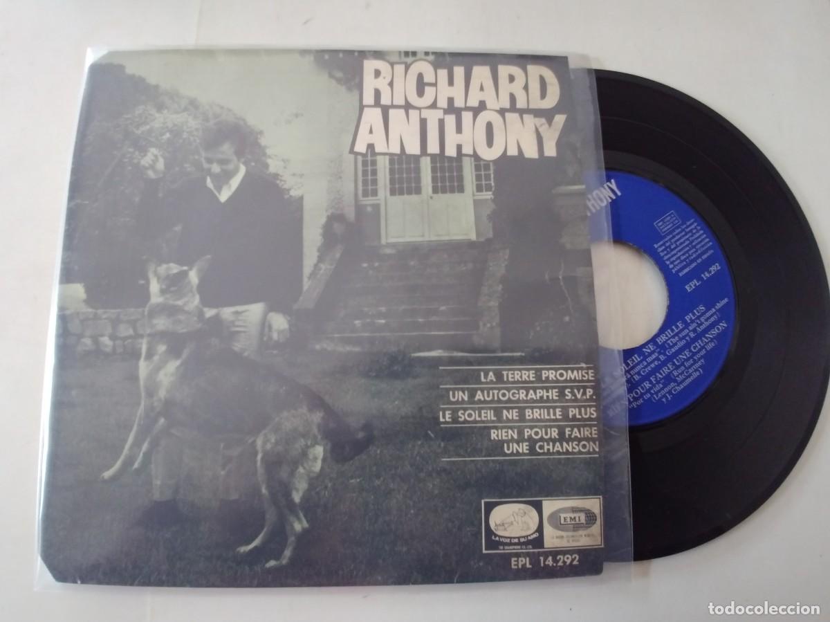 Discos de vinilo: RICHARD ANTHONY-EP LA TERRE PROMISE +3 - Foto 1