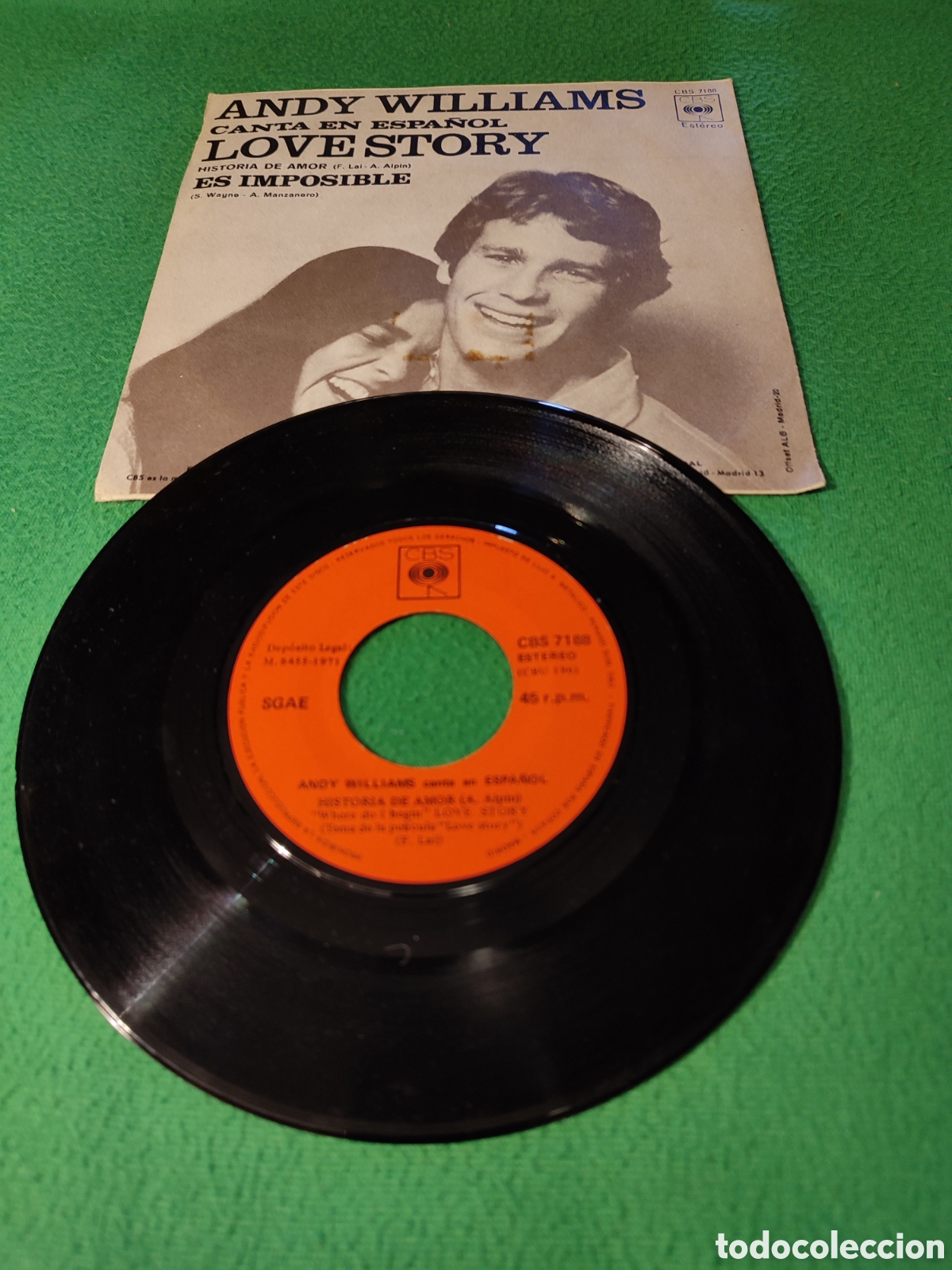 Discos de vinilo: Andy Williams - Love story - Foto 2