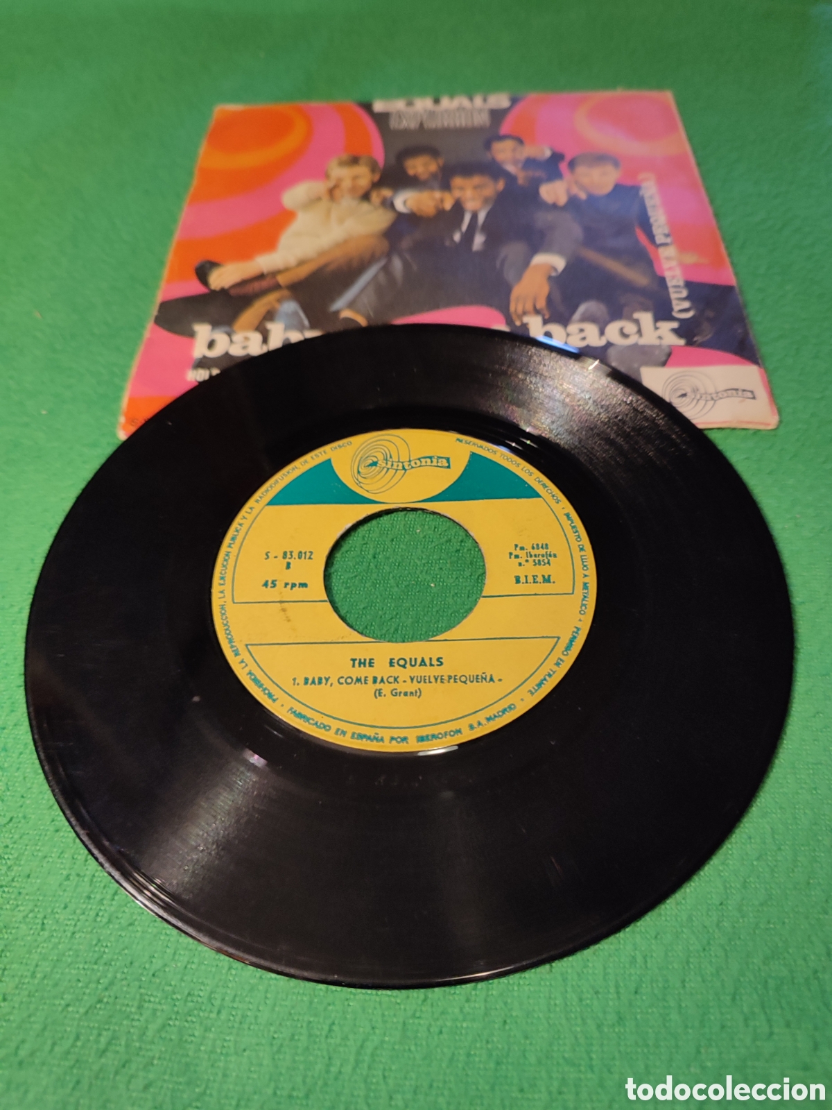 Discos de vinilo: The Equals - Baby come Back - Foto 2
